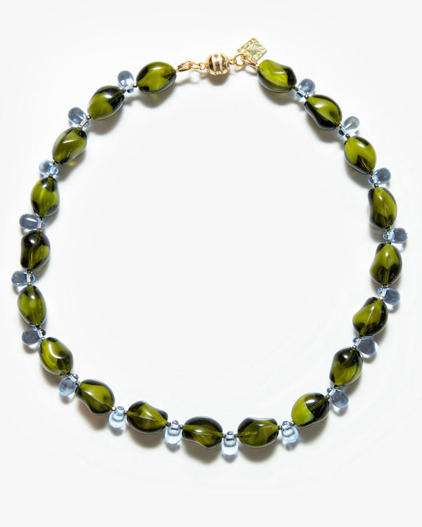 Le collier Mini Olive Green