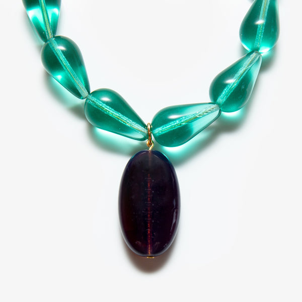 Le collier Big Drop bleu