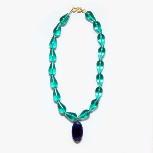 Le collier Big Drop bleu