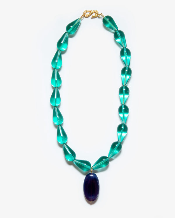 Le collier Big Drop bleu