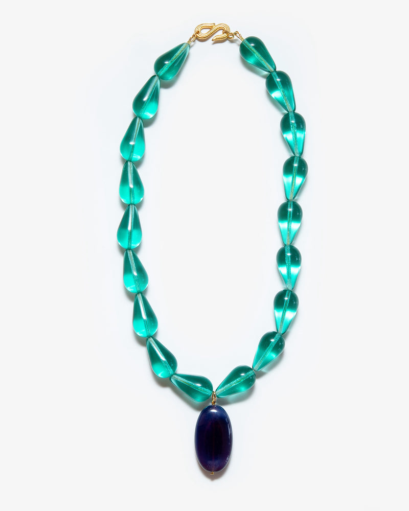 Le collier Big Drop bleu