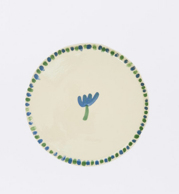 Hydrangea portrait dinner plate