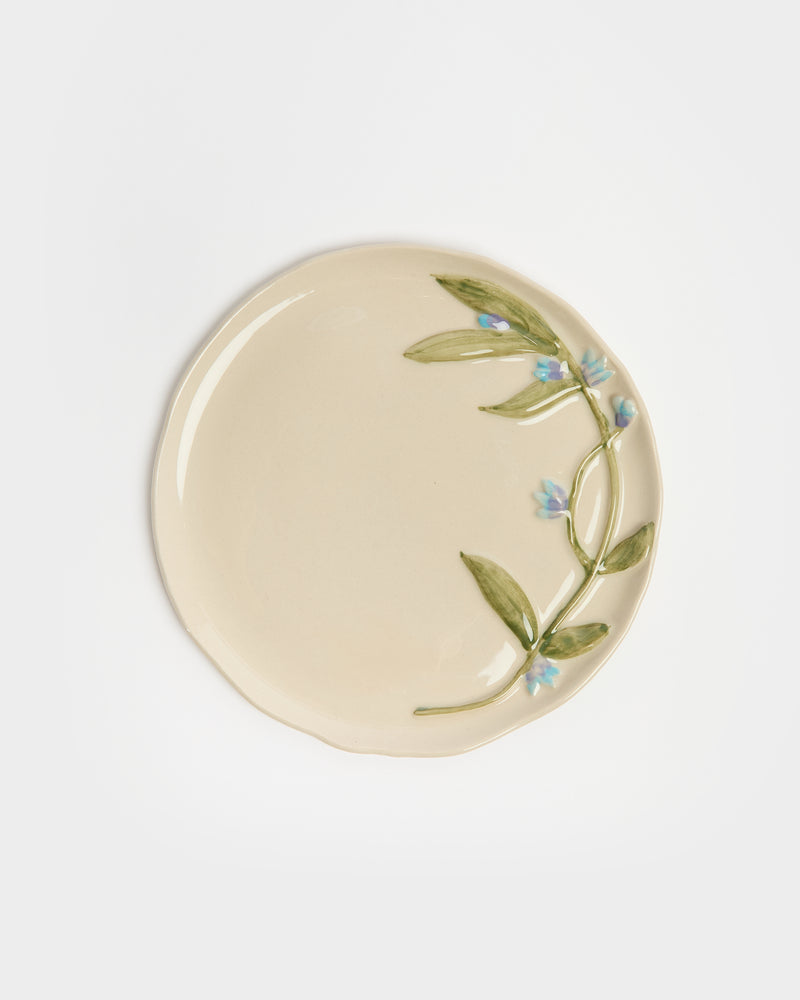 Le lot de 6 assiettes à diner fleuries