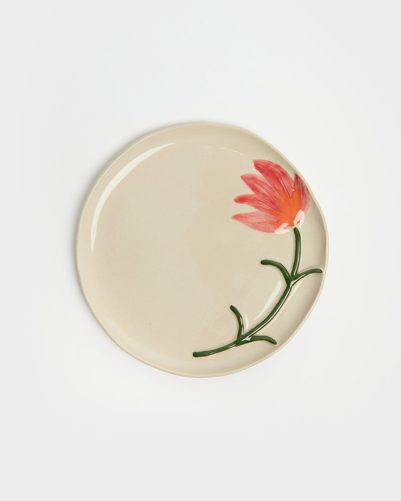 L'assiette fleurie - La tulipe