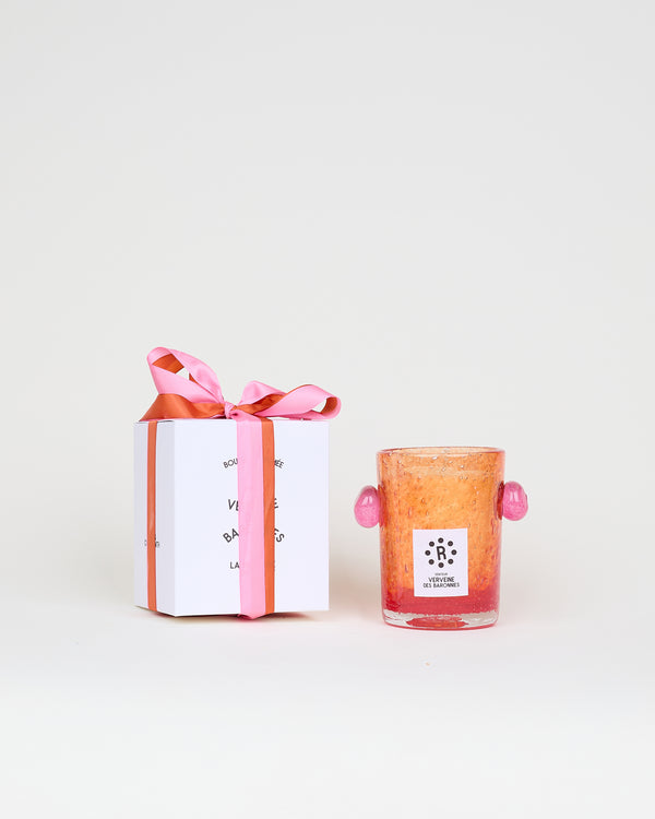 The peony candle - verveine des baronnies