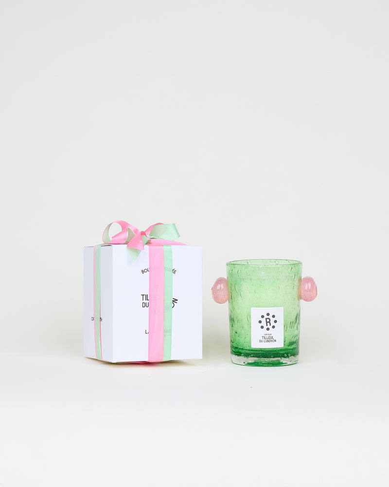 The Pivoine candle scented with Luberon lime blossom