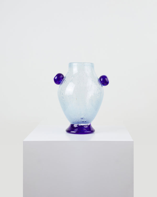 Le vase bleu à bulle