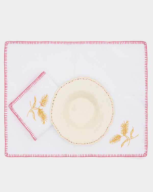 Les sets de table à l'épi de blé