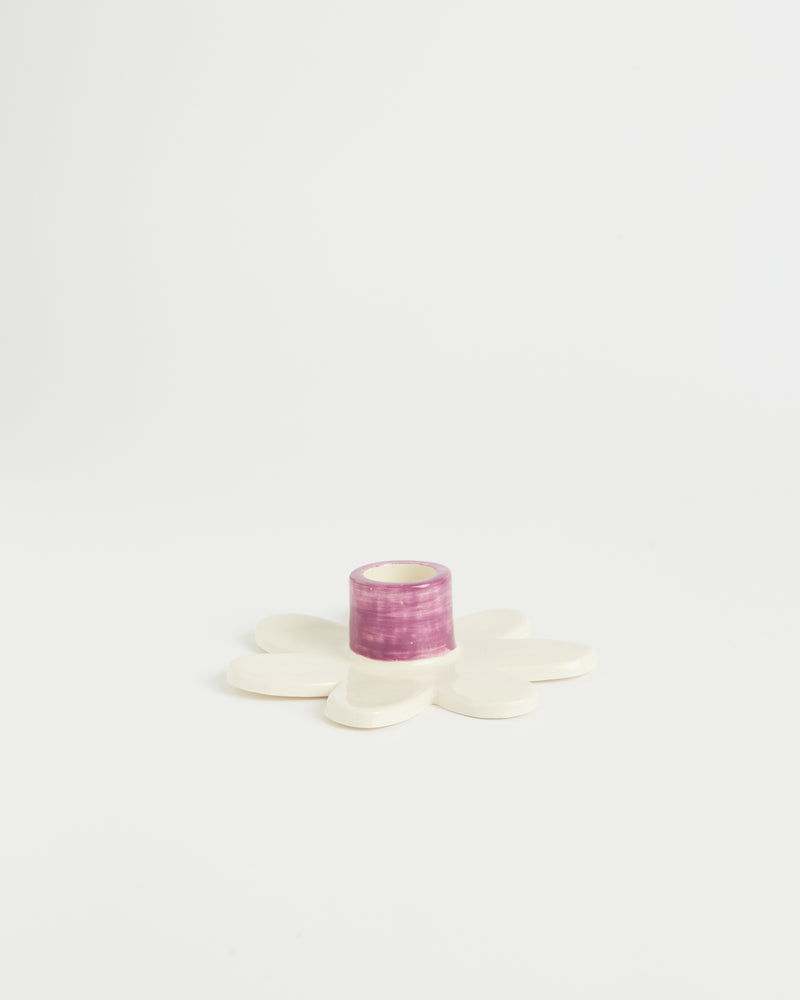 Le lot de 4 chandeliers marguerite