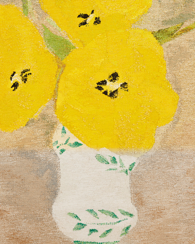 La tapisserie aux tulipes jaunes
